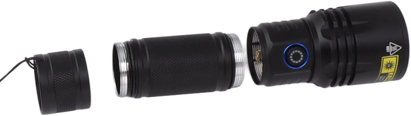 UV Flashlight 20W, 5000Mah High Power 365nm UV Light, Led Usb Rechargeable Black Light Flashlight for Pet Urine Detection, Resin Curing, Rock Hunting, Traveling, AC Leak, Uranium Glass, Bed Bug - PawsPlanet Australia