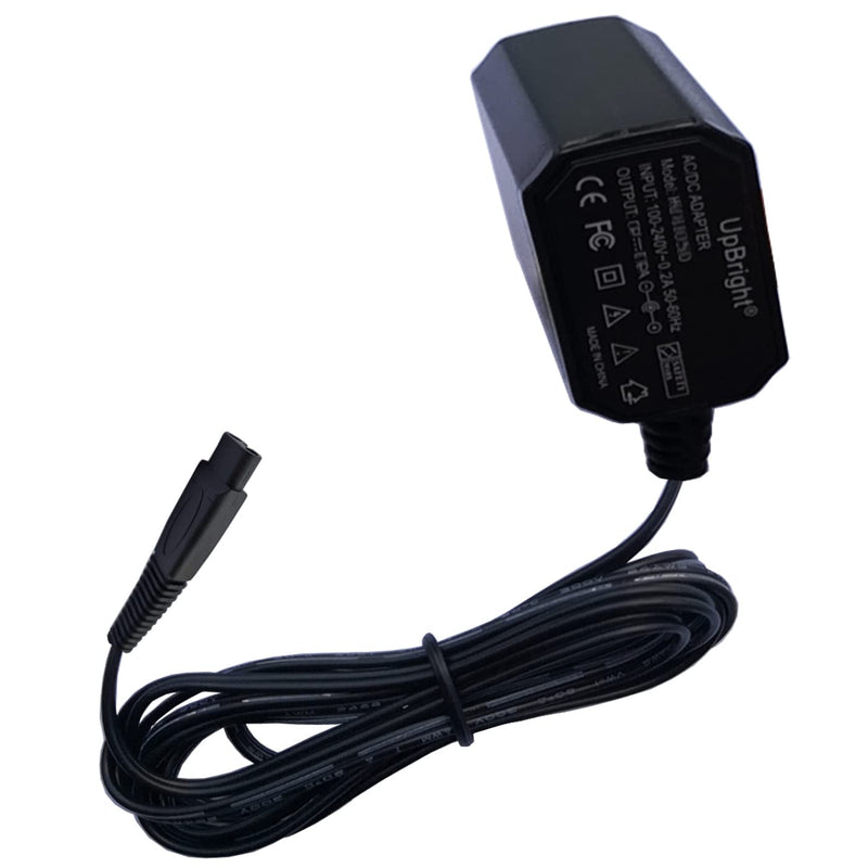UpBright 2-Prong 5V AC/DC Adapter Compatible with Sminiker Dog Pet Hair Clipper Pro Professional Rechargeable Cordless Low Noise Cat Horse Grooming SMK-002 5VDC 1000mA Power Supply Battery Charger - PawsPlanet Australia