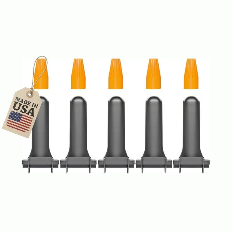 PetsTEK 5 Pack Direct Bury Waterproof Wire Splice Kit, Wire Nut Electrical Connectors for Wire Break Repair, Compatible with PetSafe, SportDog, Dogtra In-Ground Dog Fence Systems, Made in USA Pack of 5