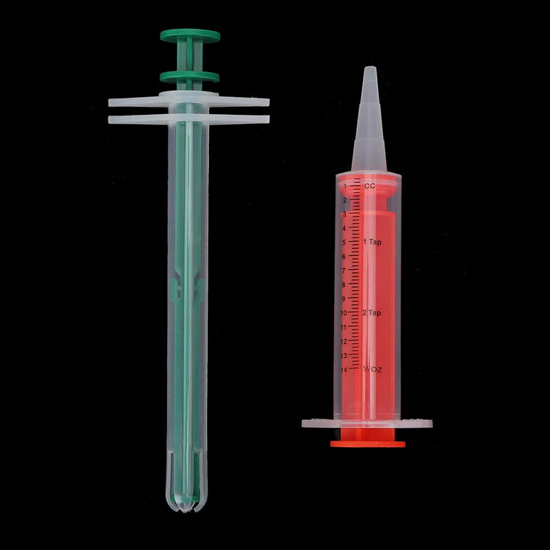 HEEPDD Cat Applicator Pet Feeding Device, Dual-Spout Syringe for Liquid Foods, Ideal for Dogs and Cats, Safe Grooming Device for Pet Health Care. (Feeding) Feeding