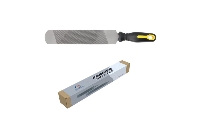 9 Inch Farrier Rasp File with Rubber Handle,Mini Rasp Hoof File Equine Hoof Rasp for Horses, Pig Hoof File, Goat Rasp 9 inch - PawsPlanet Australia