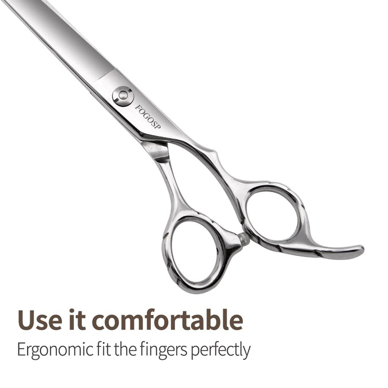 9.0'' Dog Grooming Scissors Straight Professional Pet Grooming Shears for Thick Long Hair Large Dog Cat (9.0 In, Straight) 9.0 inch - PawsPlanet Australia