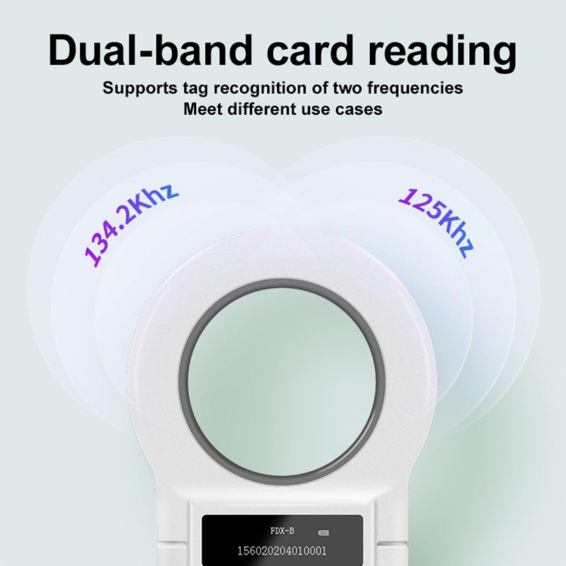 Yanzeo Pet Microchip Reader 134.2KHz Pet ID Reader Cat Dog Microchip Scanner FDX-B(ISO 11784/11785) Ar180c