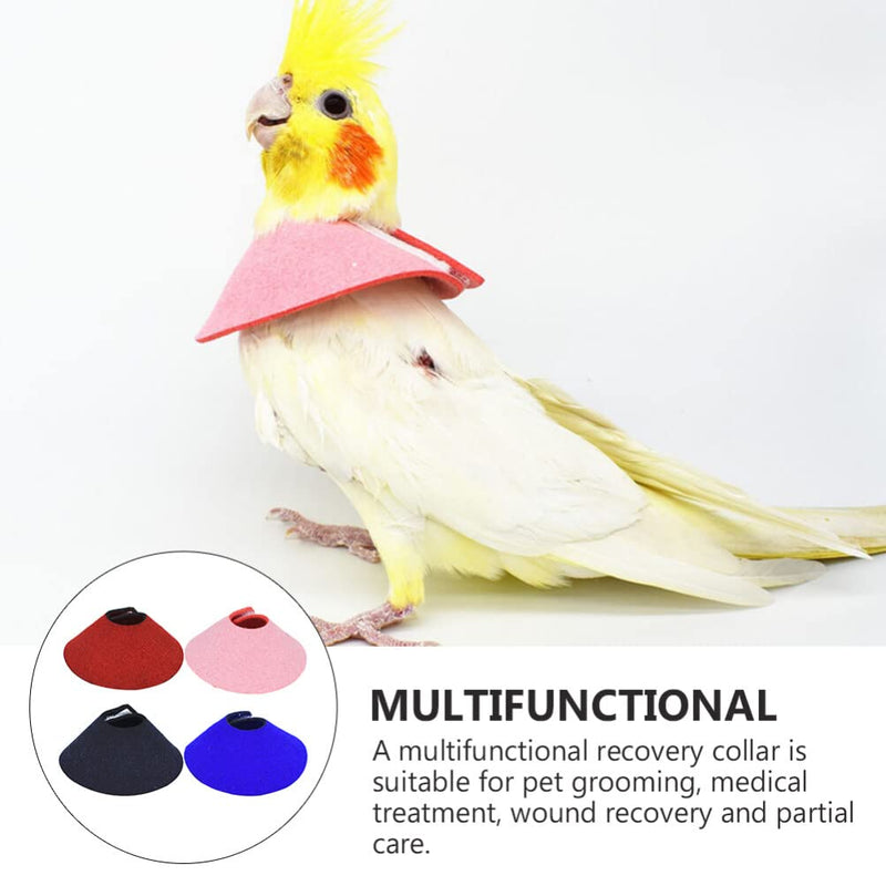 8 Pcs Bird Cone Collar - Parrot -bite Elizabethan Collars, Bird Recovery Collar, Neck Rings Wound Protector for Budgerigar Lovebird Agapornis Fischer Cockatiel Cockatoo - PawsPlanet Australia