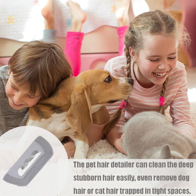 2PCS Mini Pet Hair Remover | Edge and Corner Cleaner, Pet Hair Brush Sheet for Cat Dog Rabbit Kitten Sofa Bed Carpet Rake Rug Fabric Couch Furniture & Car Interiors - PawsPlanet Australia