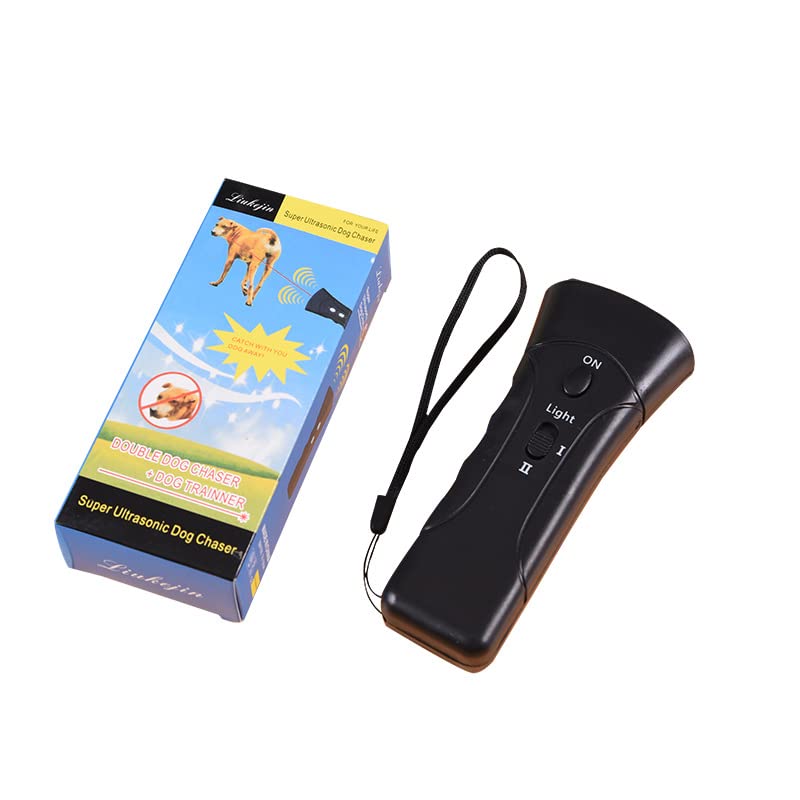 Anti Barking Device for Dogs, Sonic Bark Deterrents – Ultrasonic Dog Bark Control with LED Light & Flashlight | Safe & Humane Handheld Trainer | Deterrent for All Dog Breeds