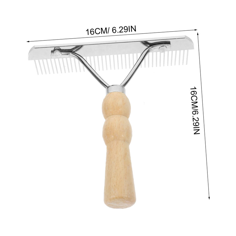Mipcase Horse Grooming Hair Comb: Heavy-Duty Horse Grooming Brush with Ergonomic Handle for Shedding & Dirt Removal, Enhances Mane, Tail & Coat Health - PawsPlanet Australia