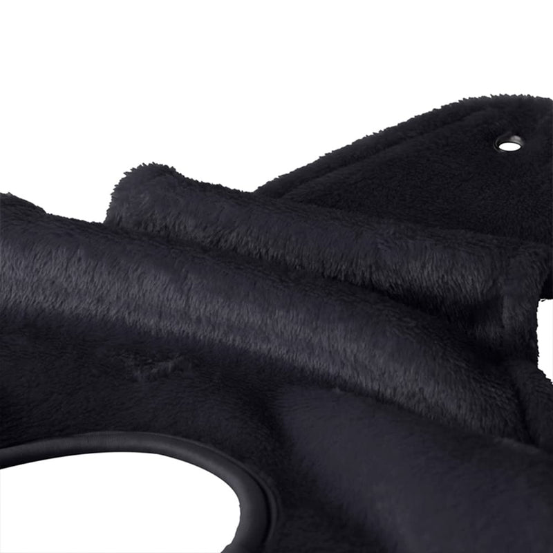 Cat Dog Hammock Helper, Microfiber pet Grooming Hammock Restraint Bag, Pet Bath Towel Drying Towel, Help The Beloved pet to wash, Groom and Trim The Nails (S, Black)