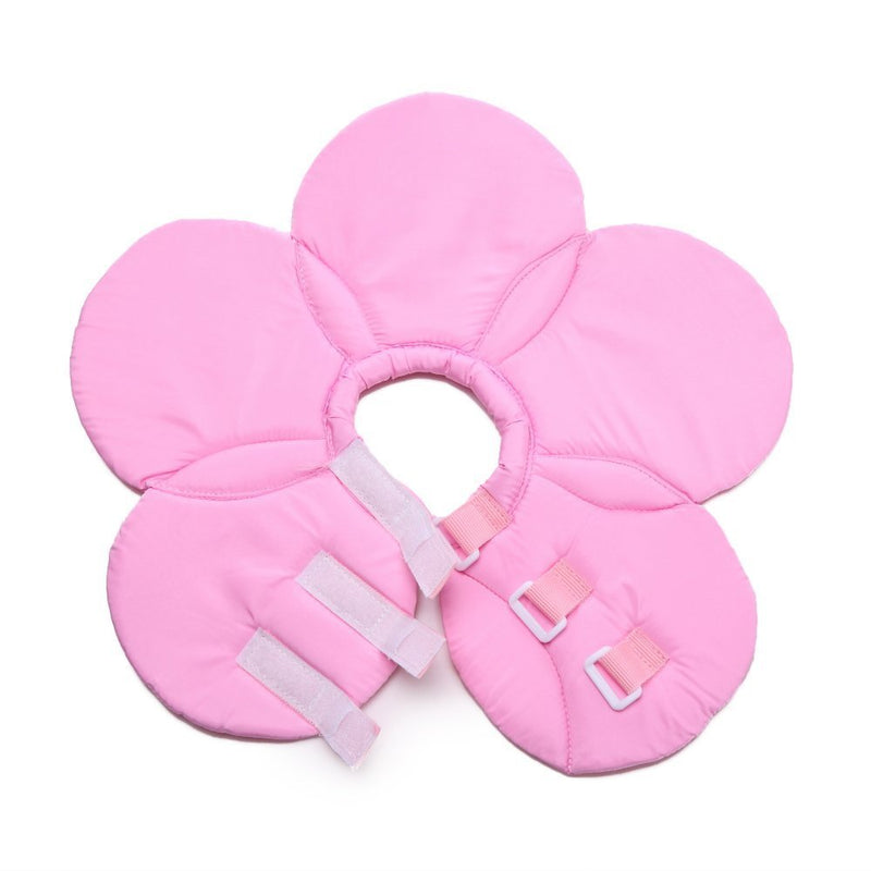 Dogs Cats Medical Grooming Pet E-Collar Recovery Remedy Protective Dog Lick Caught Soft Sponge Adjustable Postoperative Kit for Small and Medium Dog S (neck's girth 8.6" to 9.4") Pink - PawsPlanet Australia