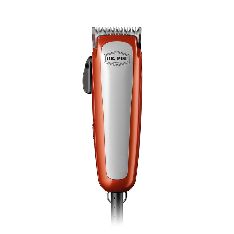 Andis Dr Pol Easy Clip Ultra Adjustable Blade Clipper Kit, Ultimate Grooming Tool for DIY Touch-Ups on Single-Coated Breeds with Thin to Medium Coats, Orange, 561116 - PawsPlanet Australia