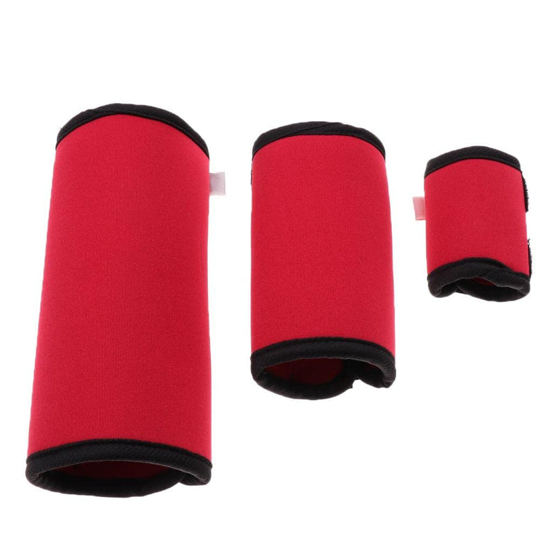 Fenteer Pack of 2 Cat Dog Leg Protection Accessories Protects Wounds Comfortable Red S