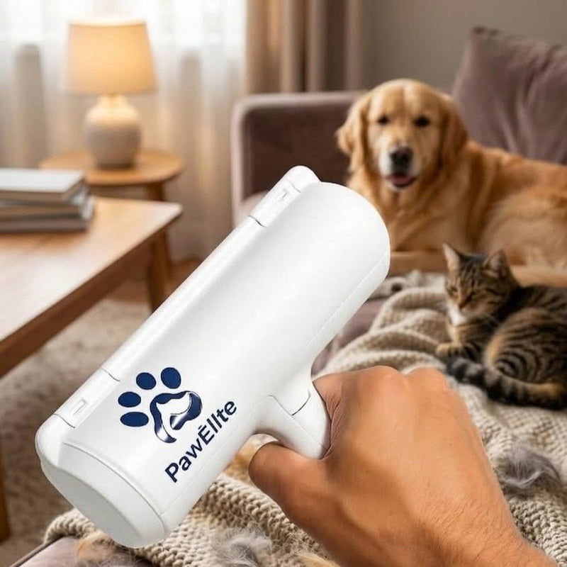 Pet Hair Remover Reusable Fur Roller for Dogs & Cats – Lint Cleaner for Carpet, Furniture, Sofa, Bed & Car Interior – Portable Cleaning Brush - PawsPlanet Australia