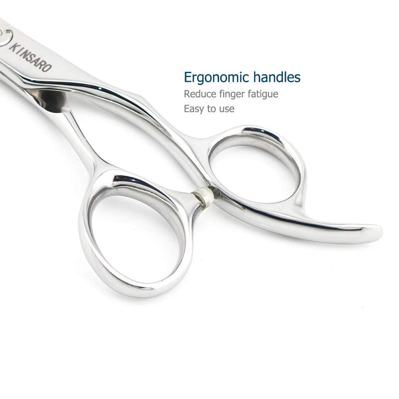 6" Hair Cutting Scissors to Cut Hair Cutting Shears Professional Haircut Hairdresser Scissors 440C KINSARO for Hairdresser Barber or Home Use 6" Cutting - PawsPlanet Australia