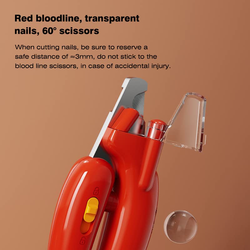 Pet Nail Clippers, Small Pepper Shape,Ergonomic Pet Nail Trimmer,Portable Pet Nail Cutter - PawsPlanet Australia