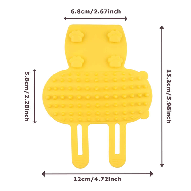 Cat Self Groomer Scratcher Adjustable - 4 PCS Adjustable Silicone Scratcher & Massager for Indoor Cats Corner, Soft Pet Face Groomer, Silicone Cat Face Scratchers for Long & Short Haired Pets - PawsPlanet Australia