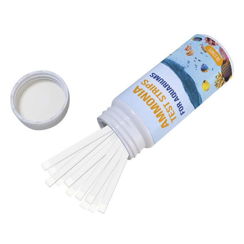 DONGKER 50pcs Aquarium Ammonia Test Strips,NH3/NH4 Test Kit Fast Testing Ammonia for Aquarium/Pond/Pool