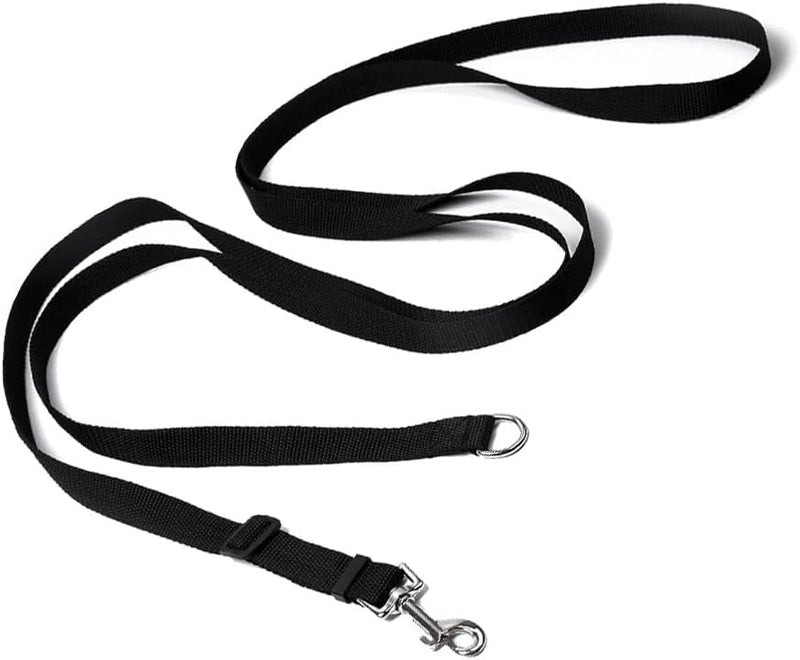 Drema Black Durable Nylon Dog Training Leash,Dog/Puppy Obedience Recall Training Agility Lead-10 ft 20 ft, Training Leash, Play, Safety, Camping,or Backyard (20ft) 20ft - PawsPlanet Australia