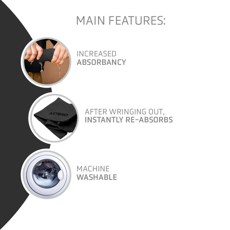 Artero Samba (Large Size) – Ultra Absorbent Charcoal Ionized Dog Towel, Reduces Drying Time by 50% Extra Grande - PawsPlanet Australia