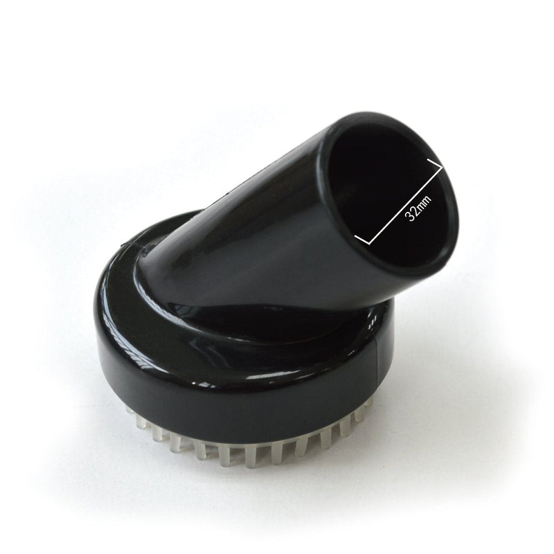 EZ SPARES Replacement Pet Round Air Brush Central Vacuum Hose Attachment Dog Grooming Tool Universal 1 1/4 inches (32mm) Soft PVC for Pets Cat Dog Animal's Hair Cleaning - PawsPlanet Australia