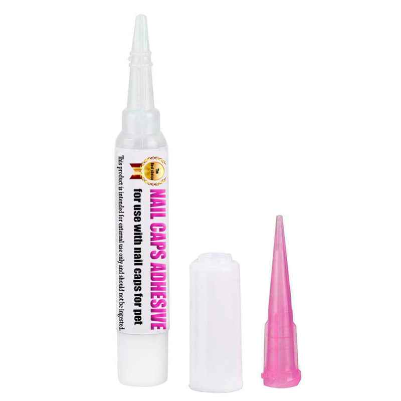 10pcs of Special Pet Nail Adhesive Glues & 20pcs of Applicator Tips for Cat Nail Caps and Dog Nail Caps 10pcs - PawsPlanet Australia