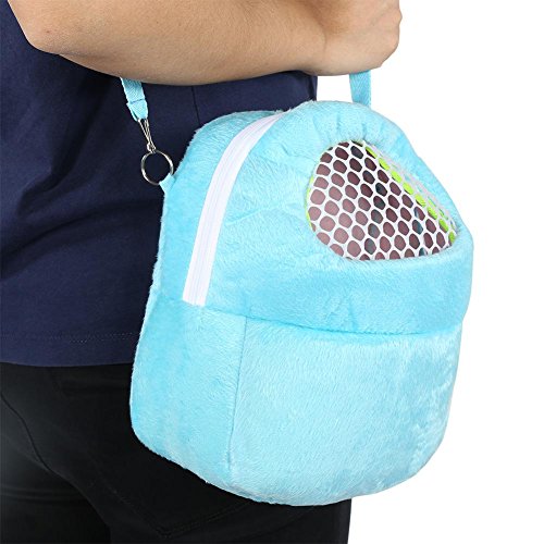 Tbest Hedgehog Pet Carrier Bag, Hedgehog Hamster Rat Pet Sling Carrier Backpack Hedgehog Chinchilla Ferret Slee Outdoor Traveling Bag Handbags Backpack (Blue) Guinea Pig Clothes ferret accessories fe Blue - PawsPlanet Australia