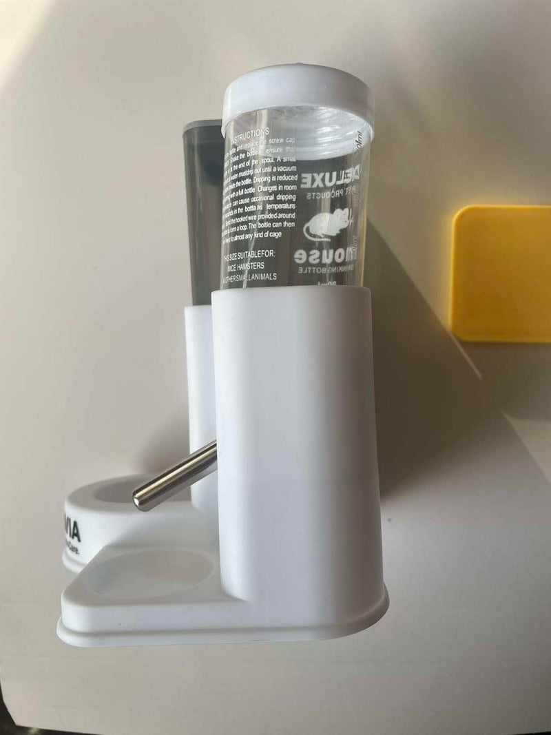 Automatic Hamster Feeder and No Drip Water Bottle, 2-in-1 Pet Feeding Station Suitable for Small Pets Like Hamsters, Guinea Pigs, Rabbits, Mice, Rats, Chinchillas and Other Small Animals - PawsPlanet Australia