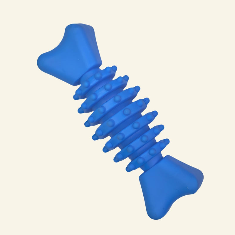 Pet Supplies, Teething Tools, Occlusion Tools, Dog Bone Shape, Blue A02-blue