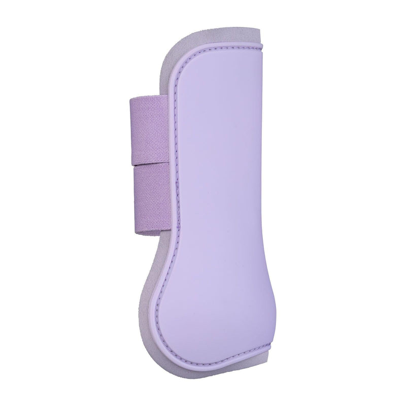HORZE Adepto Open Front Tendon Boots | Durable Shell with Neoprene Lining - Languid Lavender Purple - Horse - PawsPlanet Australia