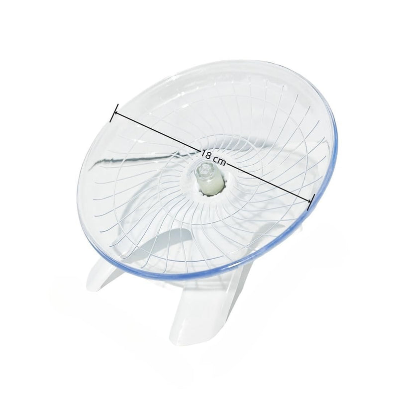Funny Hermit Crab Running Wheel Climb Toy, Hamster Reptiles Running Flying Wheel Saucer, Cute Running Wheel for Guinea Pig Small Pet Animals Tree Frog Hamster Lizard Salamander Hermit Crab (White) White - PawsPlanet Australia