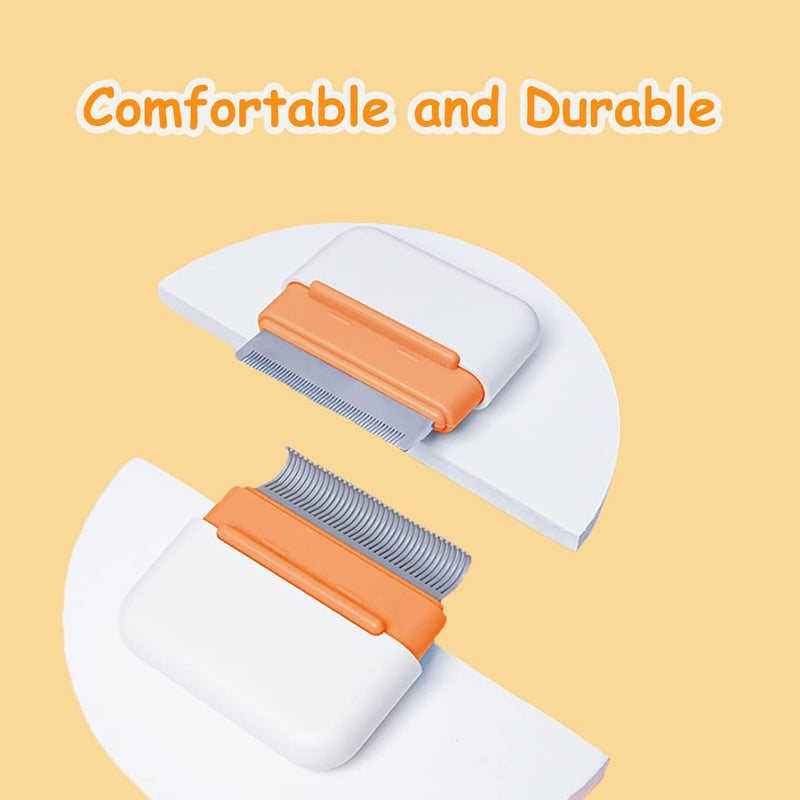 Aimondow Cat Comb, Dog Massage Removal Brush for Deshedding Grooming Comb, Portable Cat Brush for Short Long Haired Cats Dogs Puppy Kitten Rabbit, Remove Matted Tangled Fur Loose Hair - PawsPlanet Australia