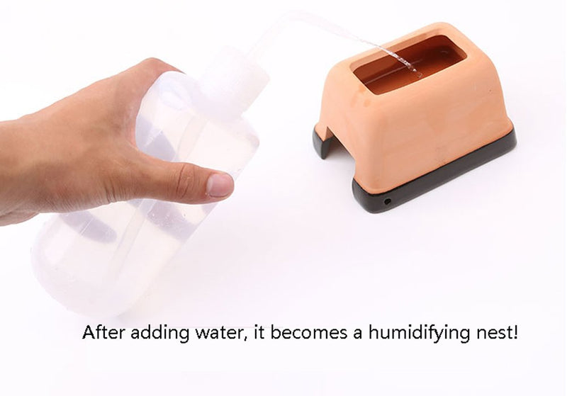 OMEM Reptiles Hideout Humidification Cave with Basin for Gecko Large - PawsPlanet Australia