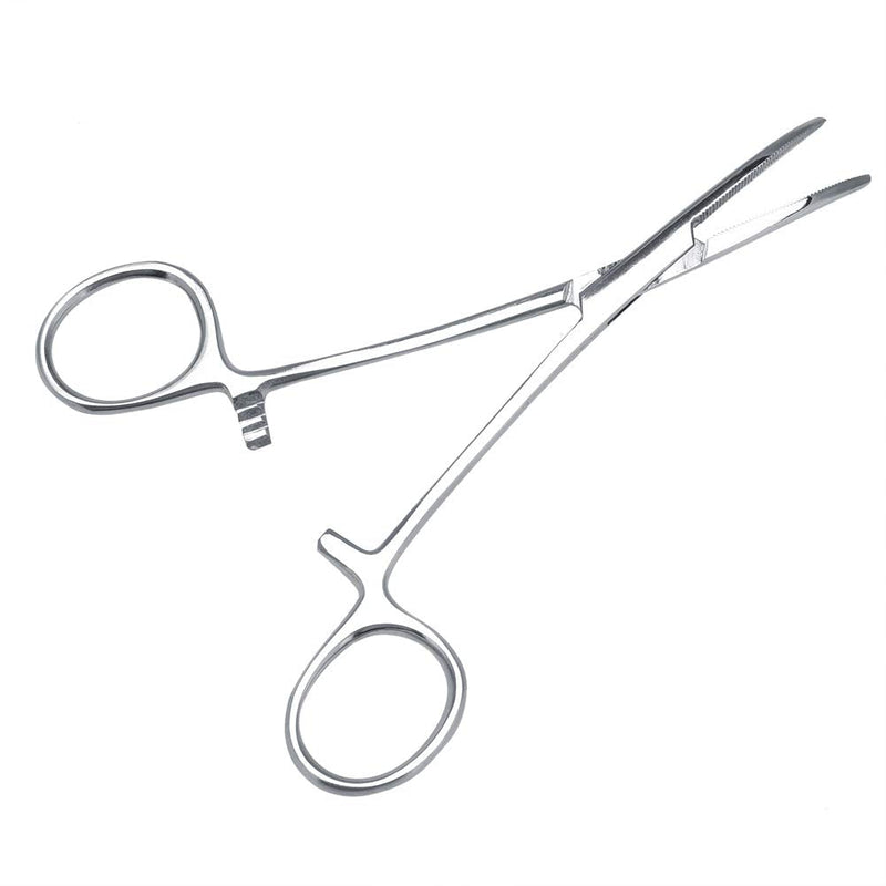 Dog Ear Hair Removal Tool, Dog Ear Plucking Tool Dog Ear Hair Remover Pets Ears Nose Hair Puller Stainless Steel Grooming Cleaning Clamp with Curved Tip Tweezers for Pet Cat Trimmer Accessories(small) - PawsPlanet Australia