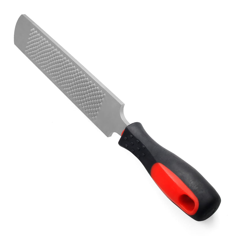 12 Inch Hoof Rasp, Carbon Steel Farrier File Tool, Trimming Tool Horse Rasp with Handle, Suitable for Horse Donkey Cow Goat Animal Hooves 12 inches
