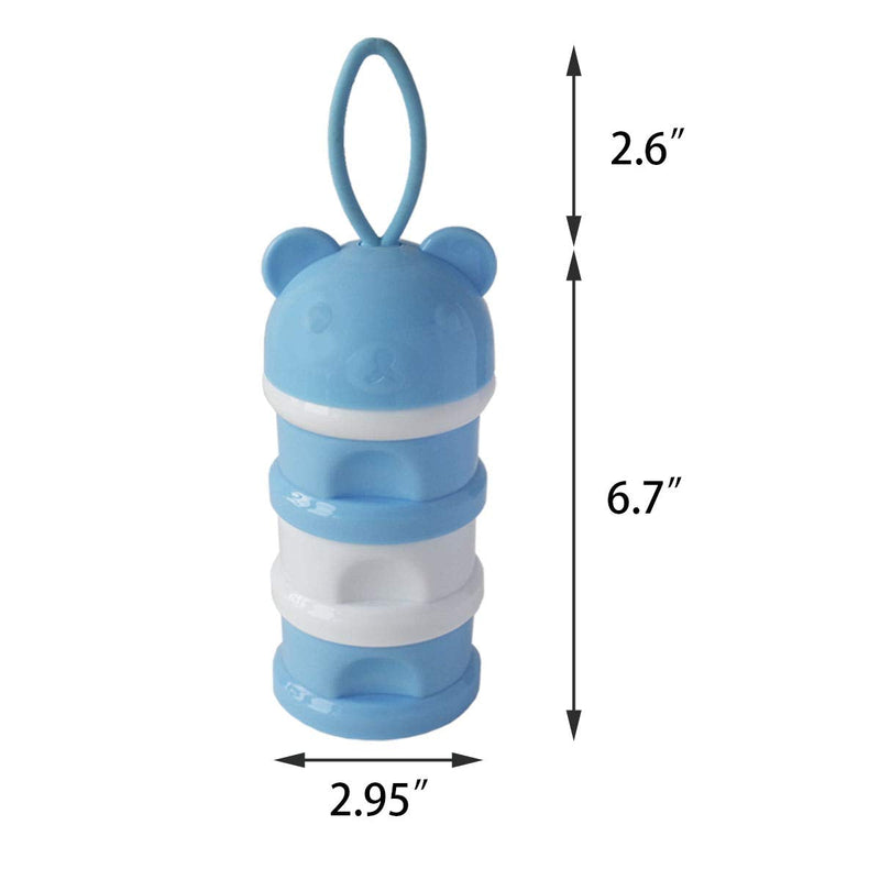 Portable Bird Feeder Cups Bird Food Water Treat Box Parrot Food Storage Container，Pet Travel Feeder(Blue) - PawsPlanet Australia