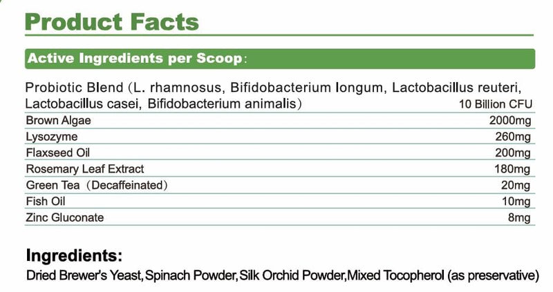 Dog Dental Powder, 200g Dental Powder for Dogs Teeth Cleaning and Breath Fresh, Dog Teeth Cleaning Powder with Natural Plants Ingredients and Postbiotics - PawsPlanet Australia