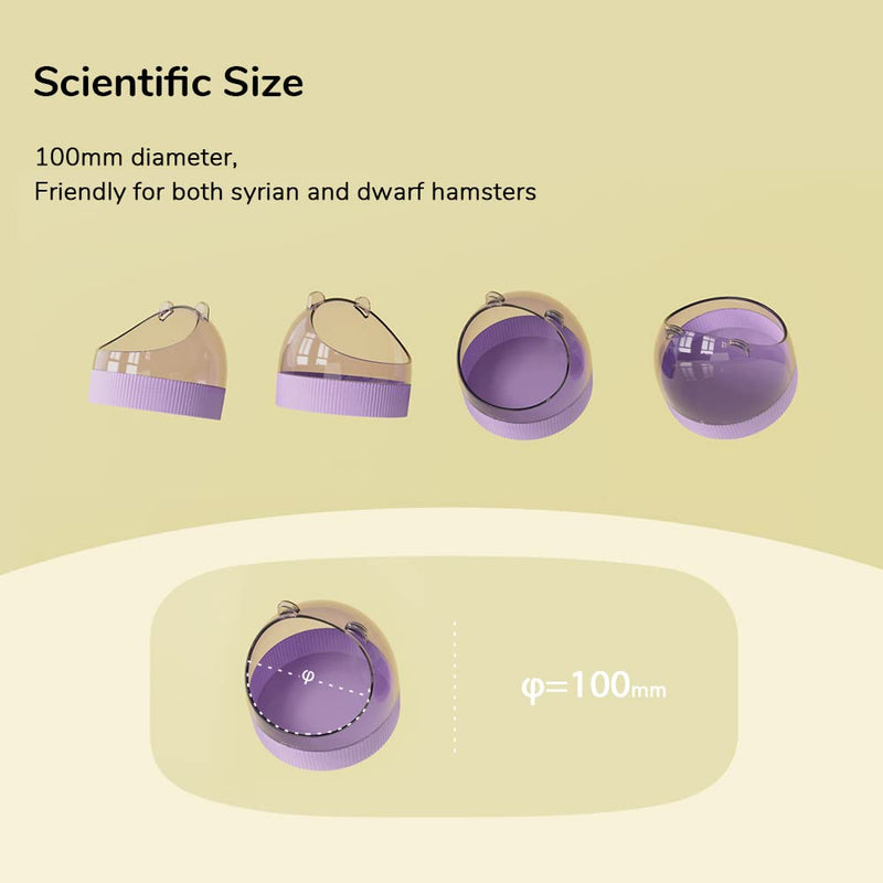 Cute Hamster Food Bowl Hedgehog Dish for Dwarf Hamsters, Syrian Hamsters, Gerbils, Mice, Rats, Small Animals, Green - PawsPlanet Australia