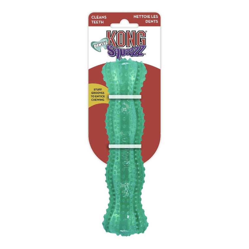 KONG - Squeezz Dental Stick - Unique Flexible Texture, Teeth and Gum Cleaning Dog Toy - for Medium/Large Dogs - PawsPlanet Australia