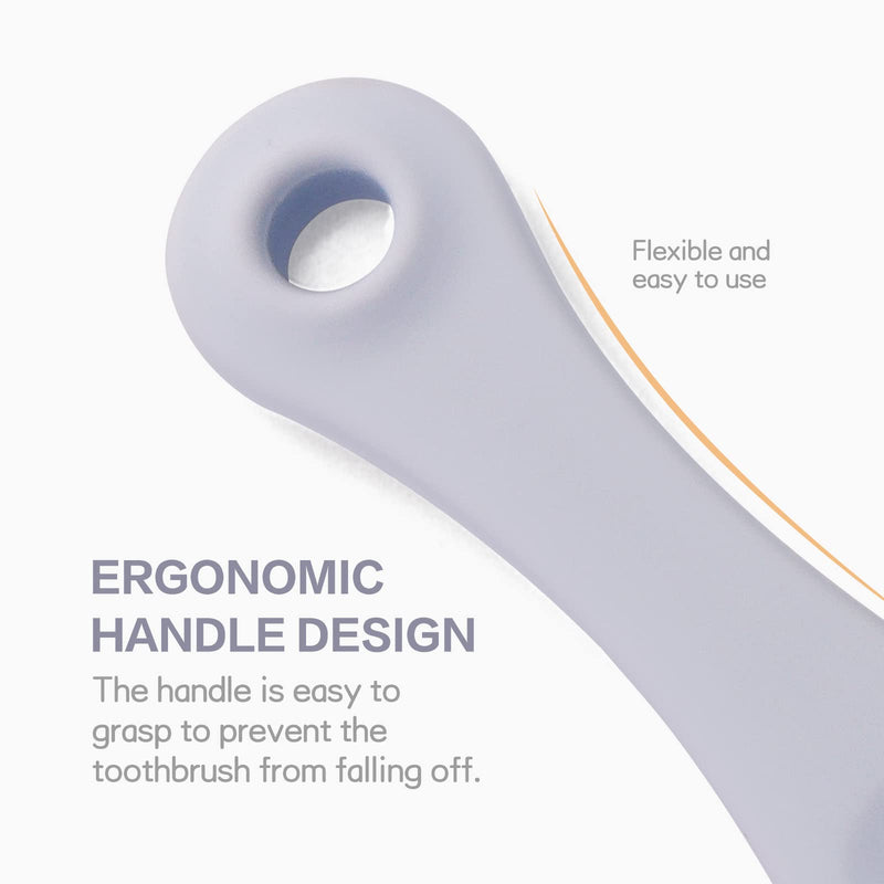 CONSIO 4Pcs Dog Finger Toothbrush, Use Food Grade Silicone,Easy Teeth Cleaning, Dental Care for Puppies, Cats and Small Pets - PawsPlanet Australia