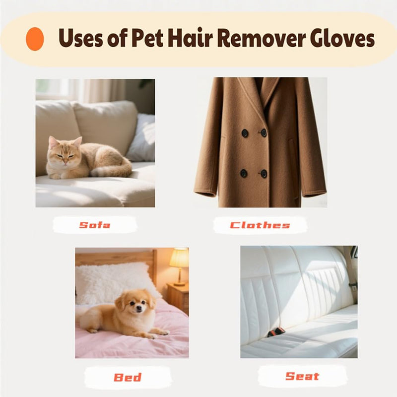 1PCS Cat Comb Dog Comb Tool, 1PCS Pet Hair Removal Gloves Brush, Reusable Pet Cat Dog Hair Removal Grooming Gloves Brush Tool (1PCS+1PCS) 1PCS+1PCS - PawsPlanet Australia