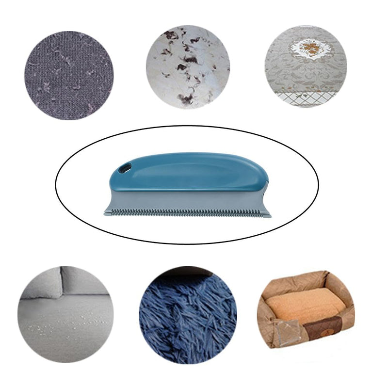 2 Pack Pet Hair Remover Fuzz Lint Removal Tool Loose Fur Scraper Brush Grooming Comb Cleaner for Cat Dog Rabbit Kitten Sofa Bed Carpet Rake Rug Fabric Couch Furniture Car Interiors - PawsPlanet Australia