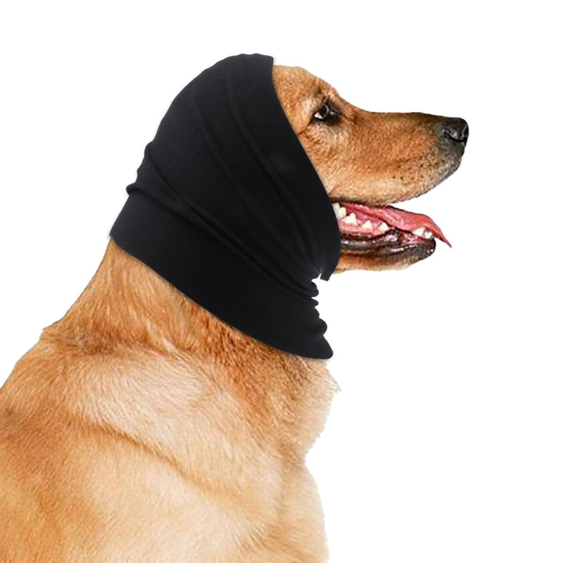 Ear Wraps for Dogs Snoods for Medium Dogs Ear Muffs for Noise Protection Pet Ear Covers to Relieve Anxiety from Thunder (Size M 20x15cm)