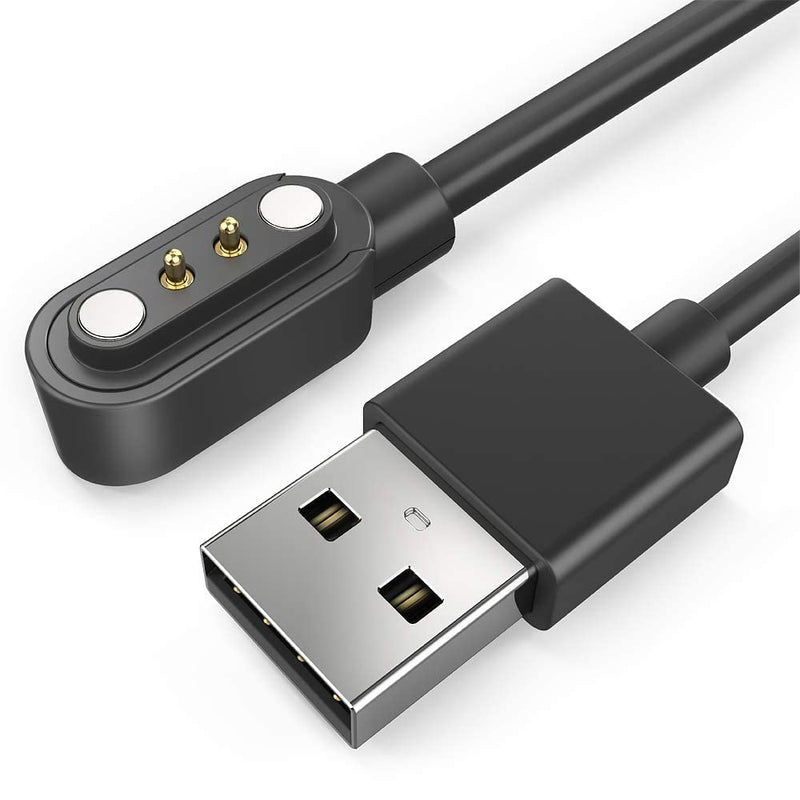 E ECSEM 2Pcs Replacement Charger Intended for NQQHNN Dog Bark Collar, Wireless Charger Magnetic USB Charging Cable Cord for NQQHNN Bark Collar Accessories,Black - PawsPlanet Australia