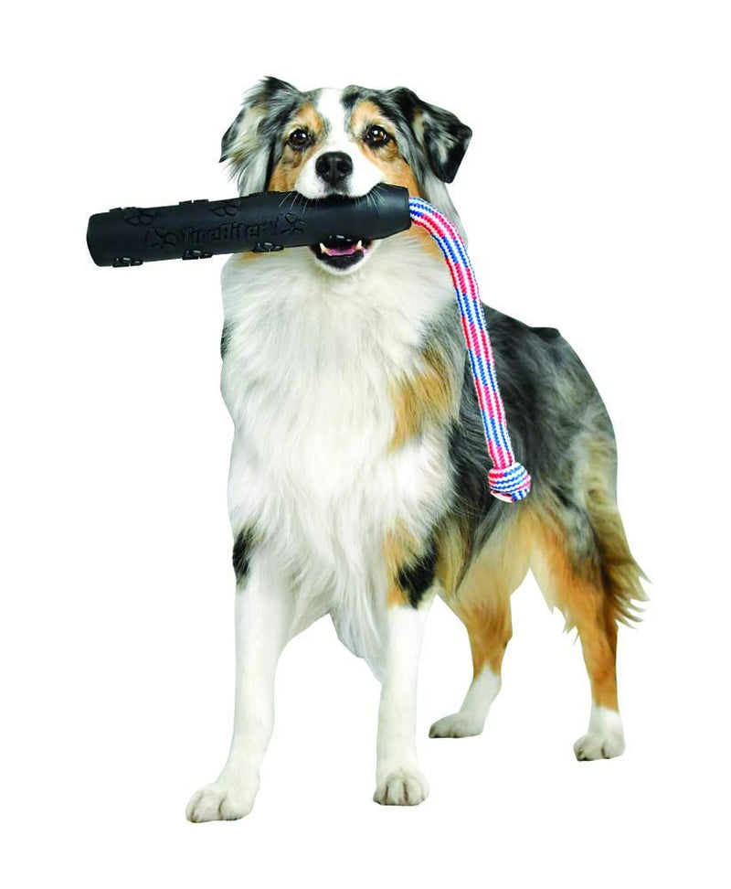 Mammoth TireBiterII Retriever with Poly Float Rope – Natural Rubber Dog Toys – Dog Toys for Extra Long Interactive Fetch and Play –It Floats 11” It Floats 11” Retriever w/Poly Float Rope - PawsPlanet Australia