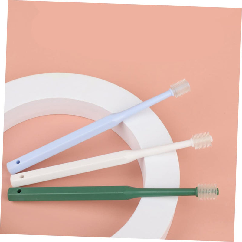 ifundom Pack of 2 Toothbrush for Cats, Puppies and Kittens, Comfortable Household Toothbrush for Teeth Cleaning, Made of High-Quality Plastic and TPE