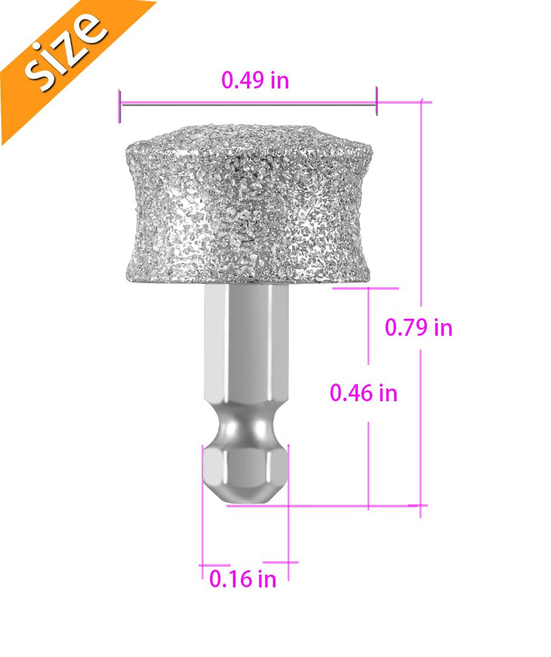 Dog Nail Grinder Replacement Head-Integrated Grinding Head for Casfuy and Most Brands, Highly Efficient, Safe and Durable (2pcs) 2Pack 60# - PawsPlanet Australia