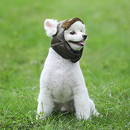 Leconpet Dog Aviator Hat, Dog Winter Pilot Hat with Ear Flaps for Cold Weather (XXL, Black) 2X-Large (Pack of 1)