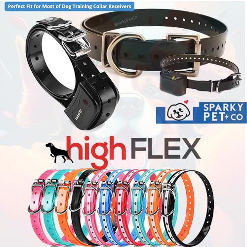 Replacement Strap for Garmin Collars - 3/4" Wide Ultra-Durable Dog E-Collar Replacement for Training, Bark, Shock, Electric, and GPS Collars - 28" Adjustable LengthGarmin (BLK) BLK - PawsPlanet Australia
