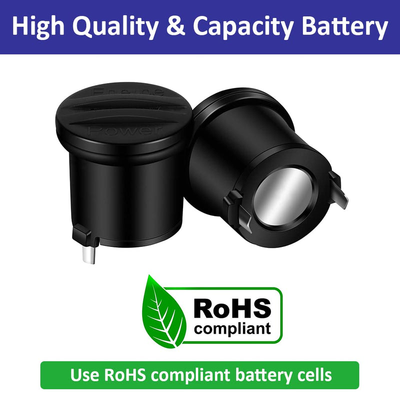 Dog Fence Batteries Long-Lasting & High Capacity Compatible with Invisible R21 R22 R51 and Microlite Fence Receiver Collars 8-pack - PawsPlanet Australia