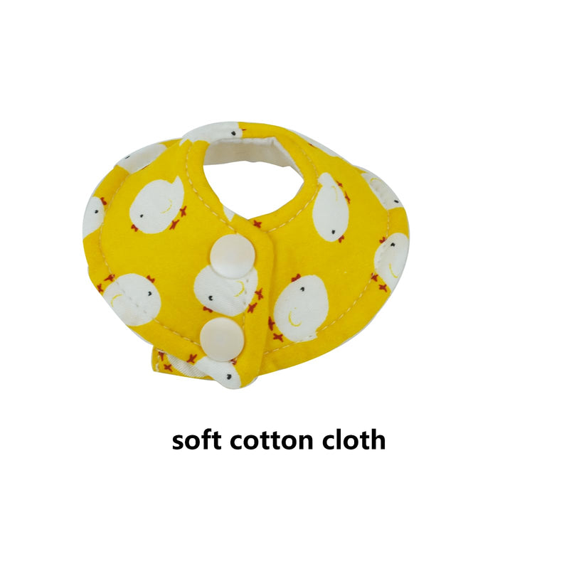 Bird Collars for Monk Parakeets Feather Plucking,Sun Conures Anti-bite Elizabethan Soft Collars,Cockatiels Parrot Recovery Cones Neck Quaker Parrot Feather Protection Collar with Wood Hanger Yellow-B - PawsPlanet Australia