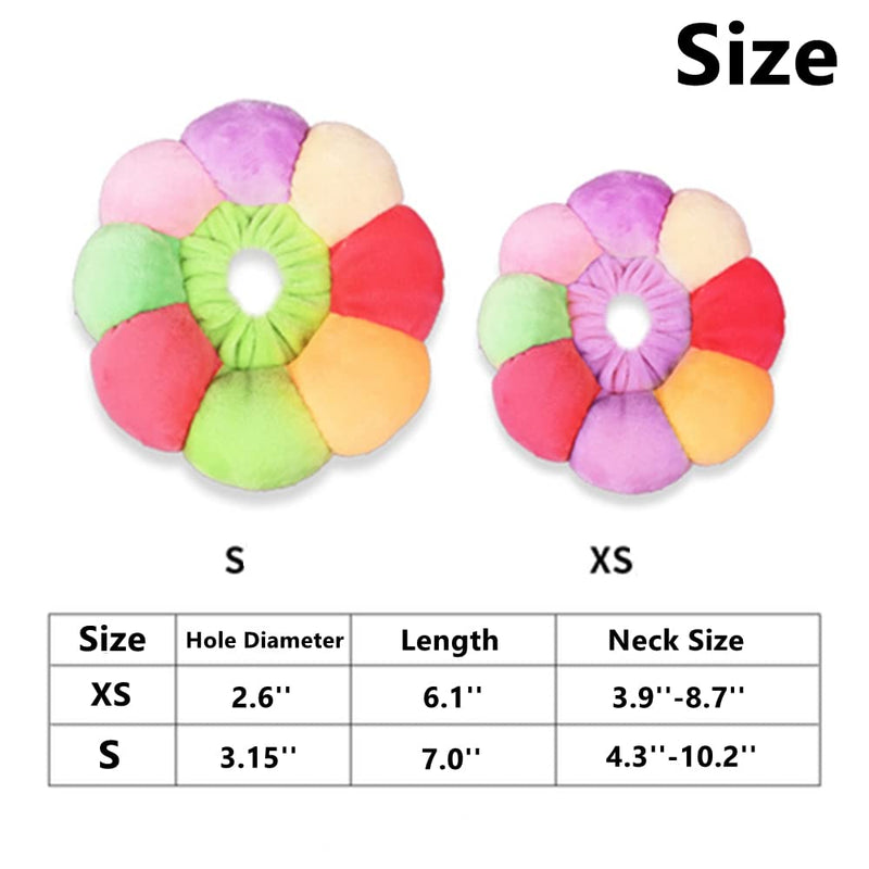 Adjustable Rabbit Protection Cone Collar,Soft Pet Recovery Collar for Rabbit/Chinchilla/Guinea Pigs/Kitten After Surgery Wound Healing,Elizabeth Neck Recovery E-Collar for Small Animals (S) S - PawsPlanet Australia
